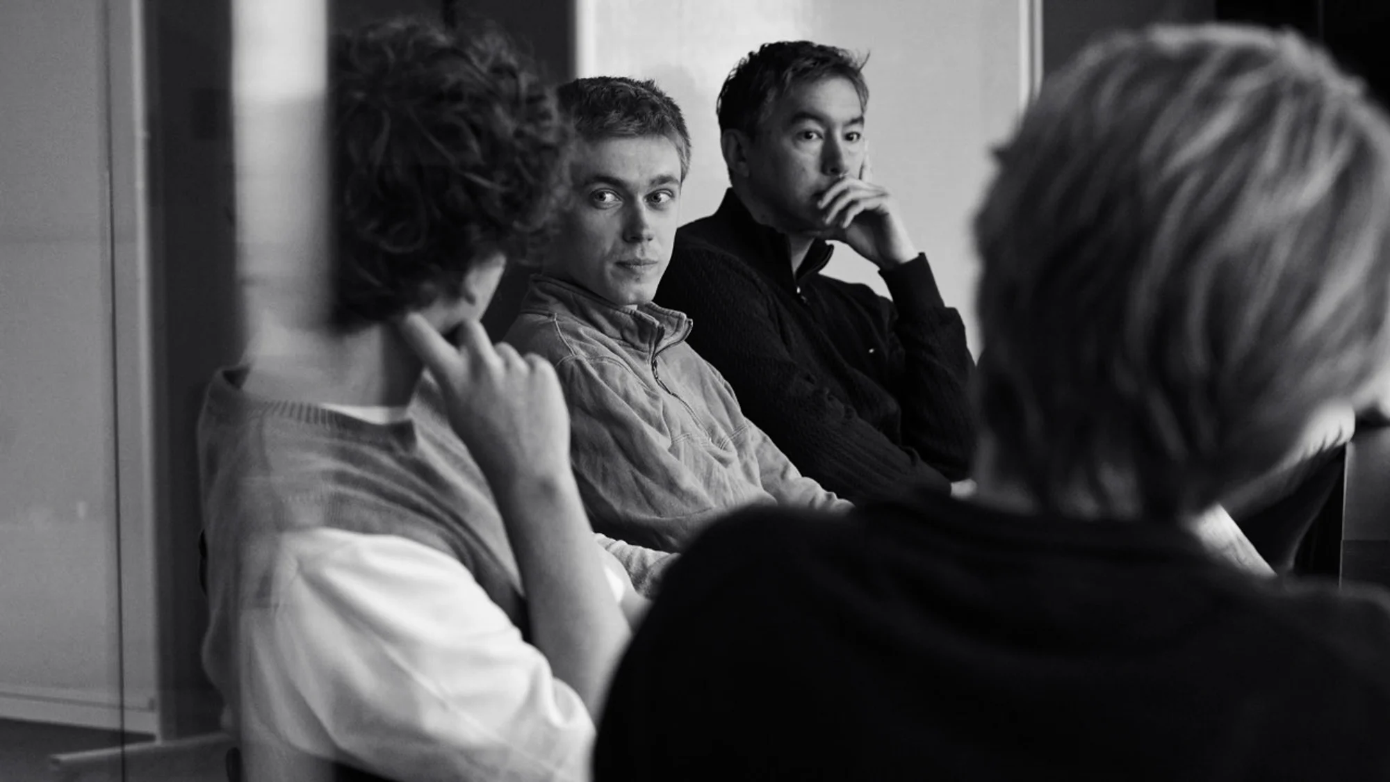 Engineers in werksessie